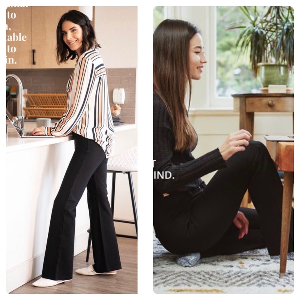 Betabrand Dress Pant Yoga Pants | Black